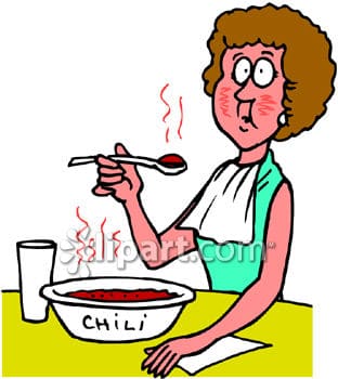0060-0808-2613-5217_Woman_Eating_Extremely_Hot_and_Spicy_Chili_clipart_image