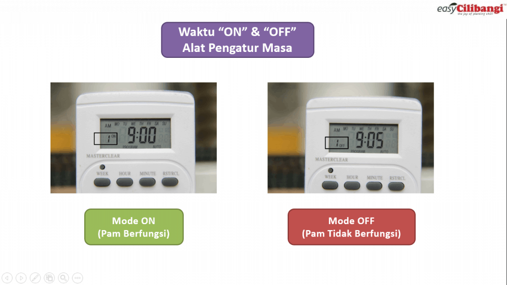 cara set timer cilibangi